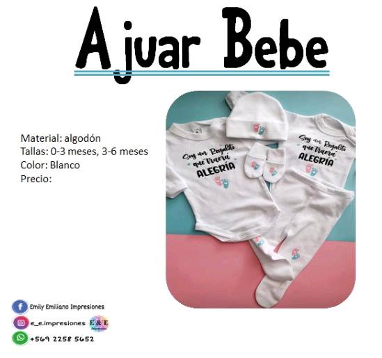 Set ajuar bebe