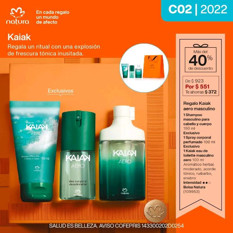 Kaiak aero masculino