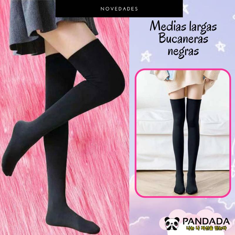 Bucaneras negras largas sales