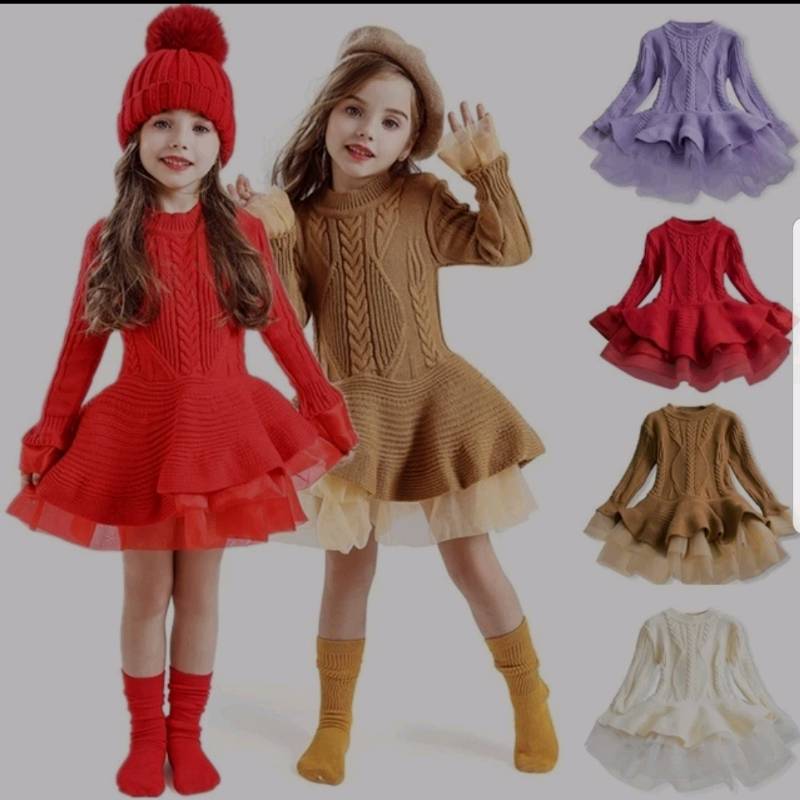 VESTIDO TUTU TEJIDO NI A