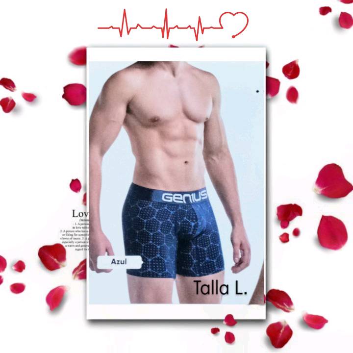 Boxer GENIUS Hexano Talla L color azul