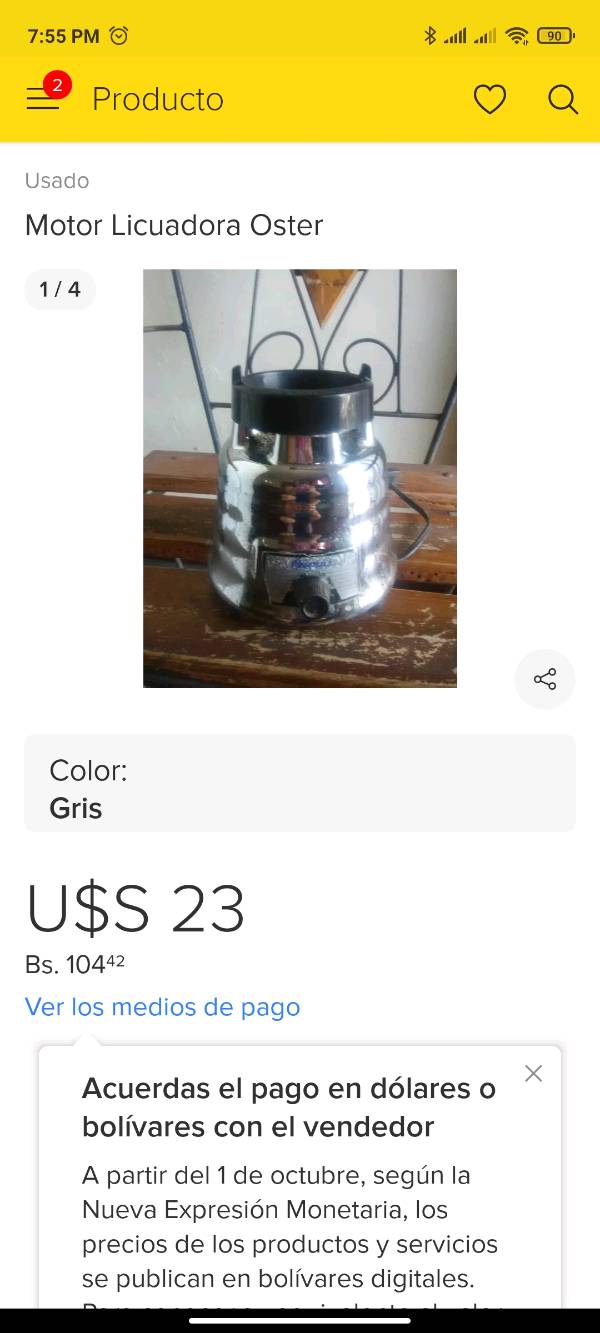 Licuadora oster usada sin vaso store