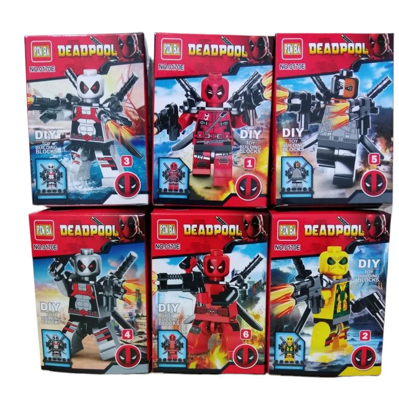 Set de 6 figuras Lego Deadpool en Guadalajara