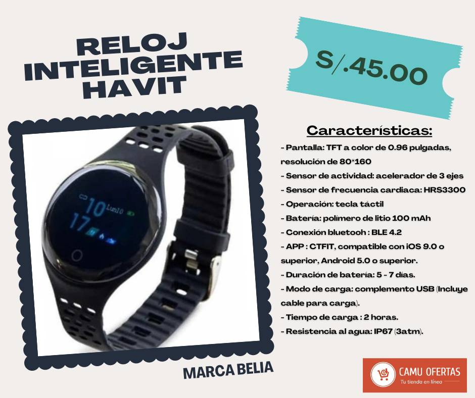 Reloj sales inteligente havit