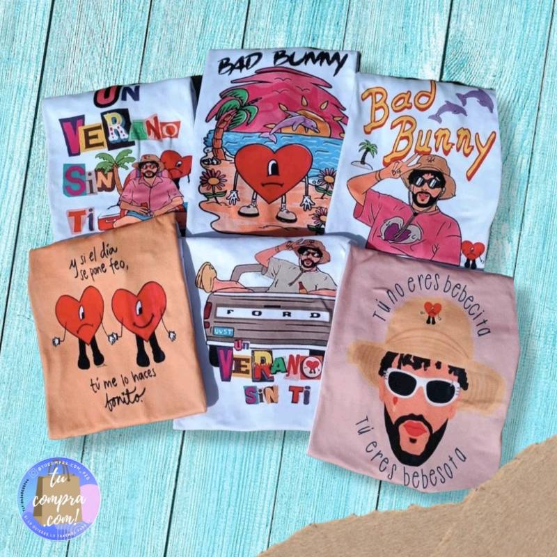 Camisas de bad bunny sales
