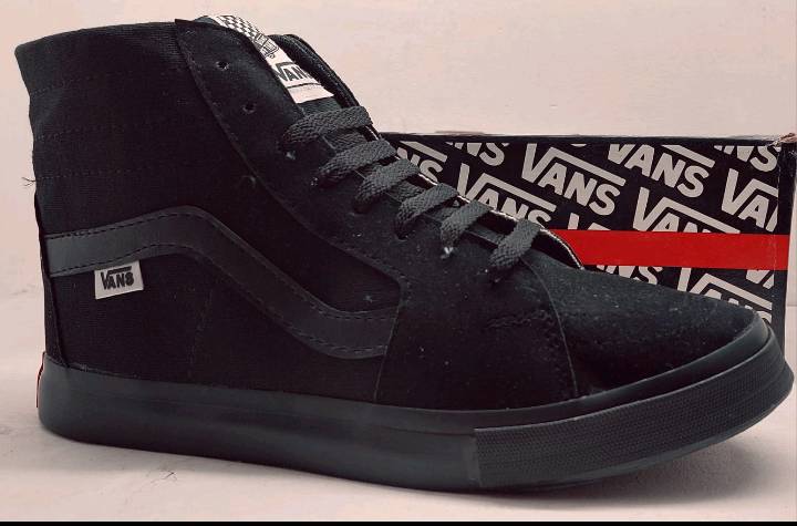 Vans negras deals botitas