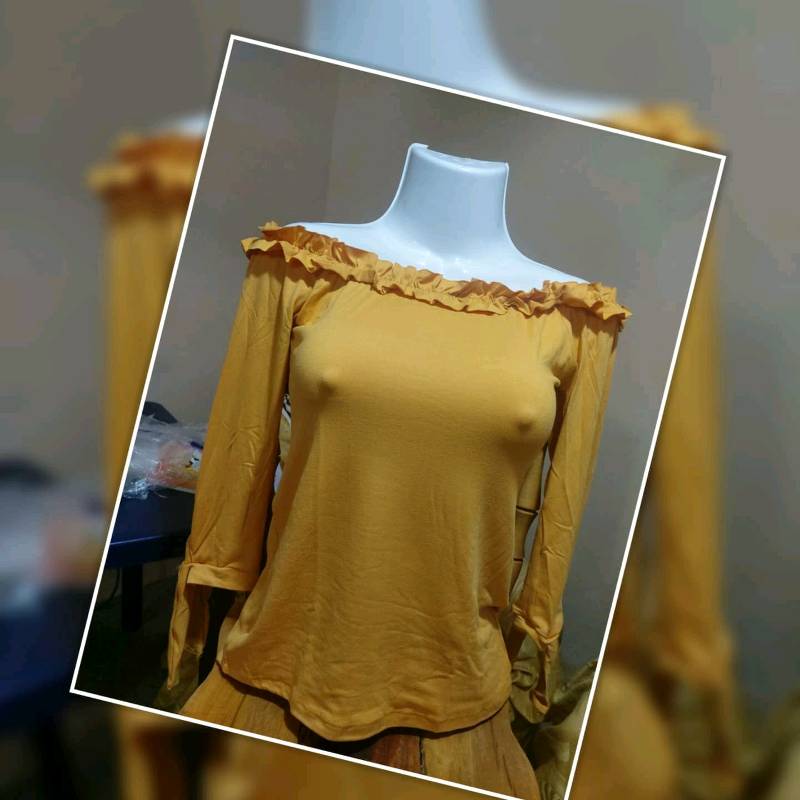 Blusas medio hombro on sale