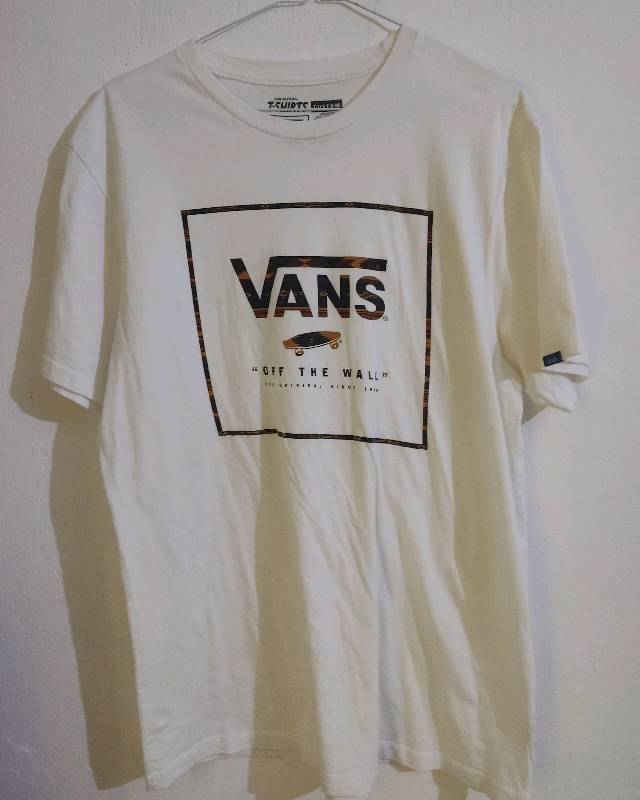 Sueter vans on sale blanco