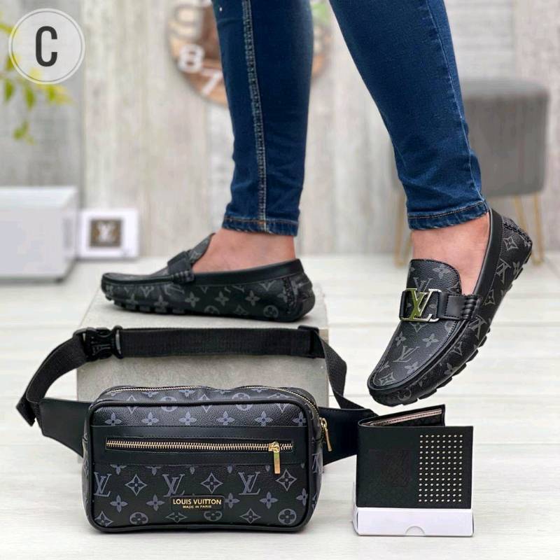 Trio Mocasin Louis Vuitton Hombre Zapatos Koala BilleteraModa en