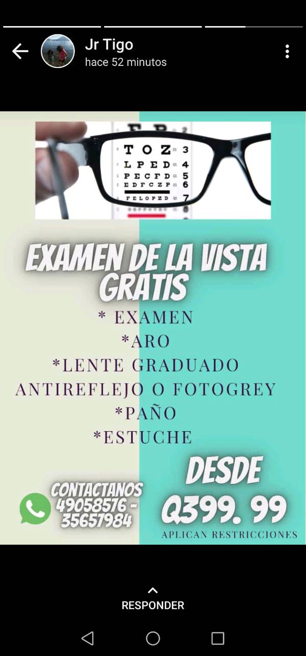 Lentes graduados en Guatemala City