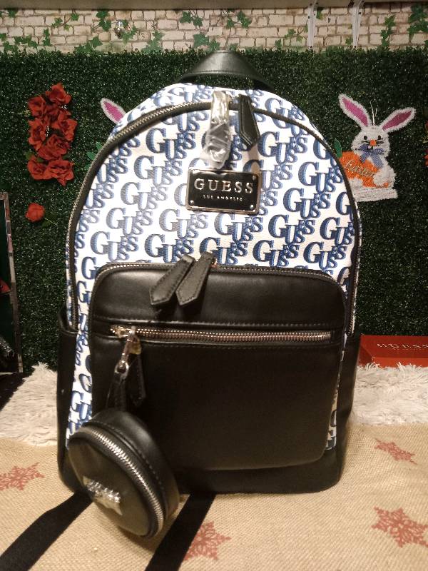 Mochila sales guess plata