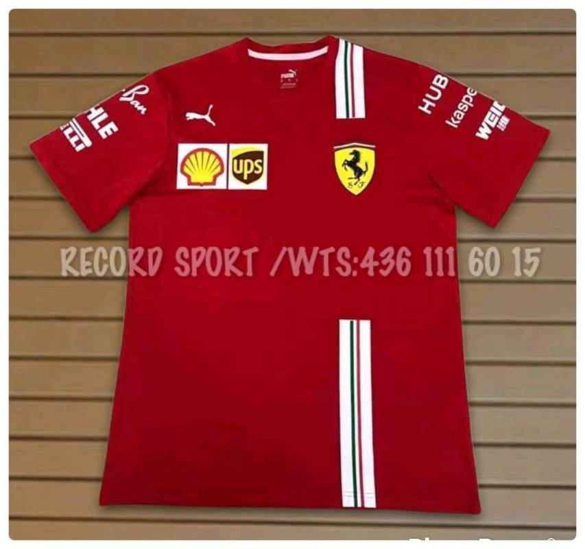 PLAYERA FERRARI CUELLO RED9NDO SCUDERIA