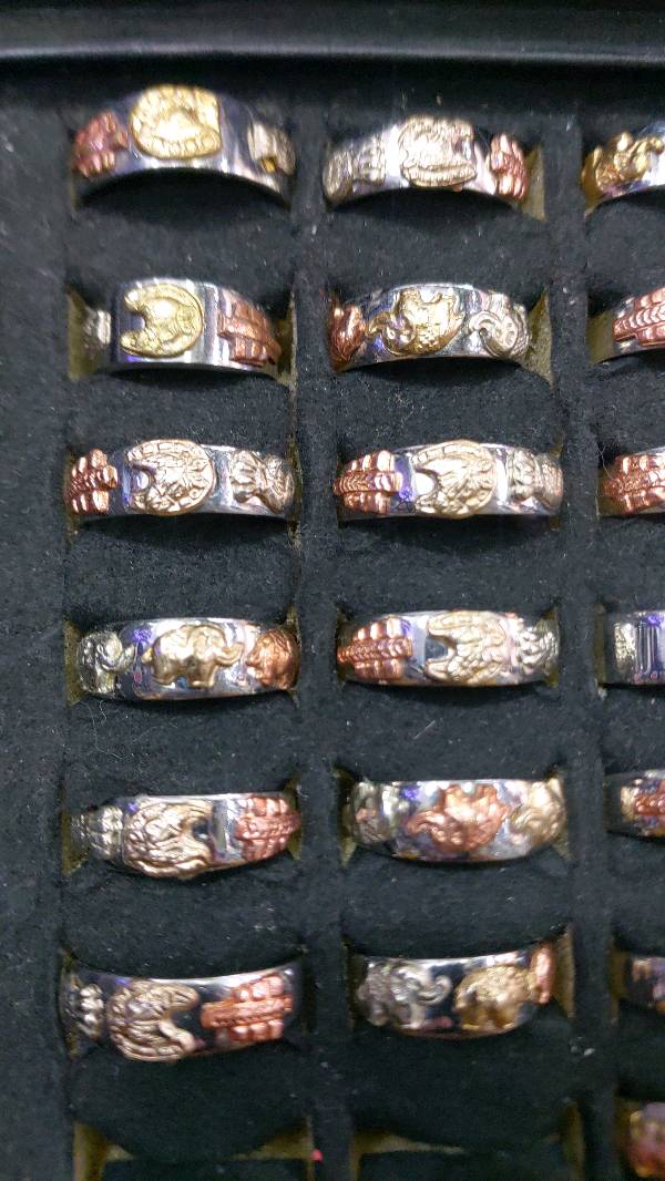 Anillos de los 7 metales amuletos para la buena suerte en Guayaquil