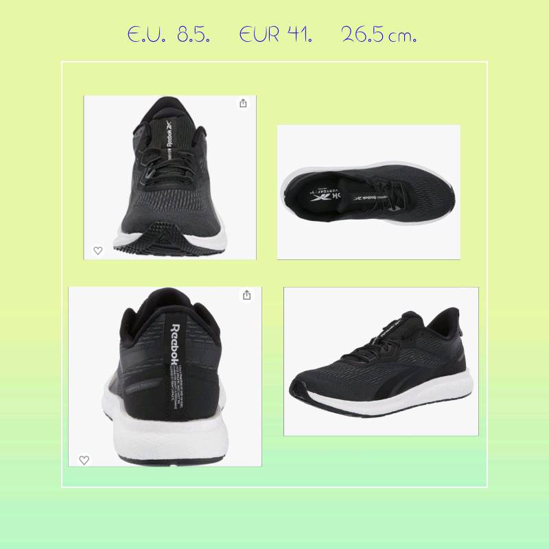 Zapatos Reebok Negro Talla 8.5