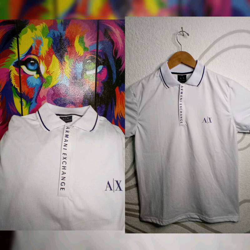 Playera tipo polo armani discount exchange