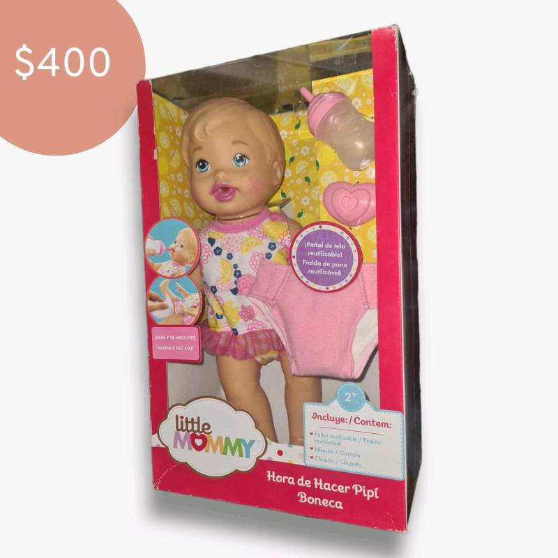 Muñeca little mommy cheap hora de hacer pipi