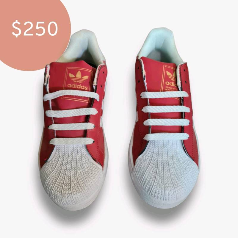 Conchas clearance adidas rojas