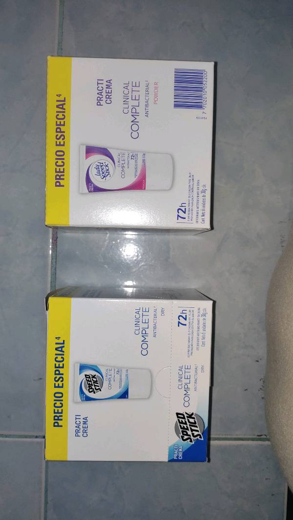 Desodorante speed stick y lady speed stick tubo display x 6 en Daule