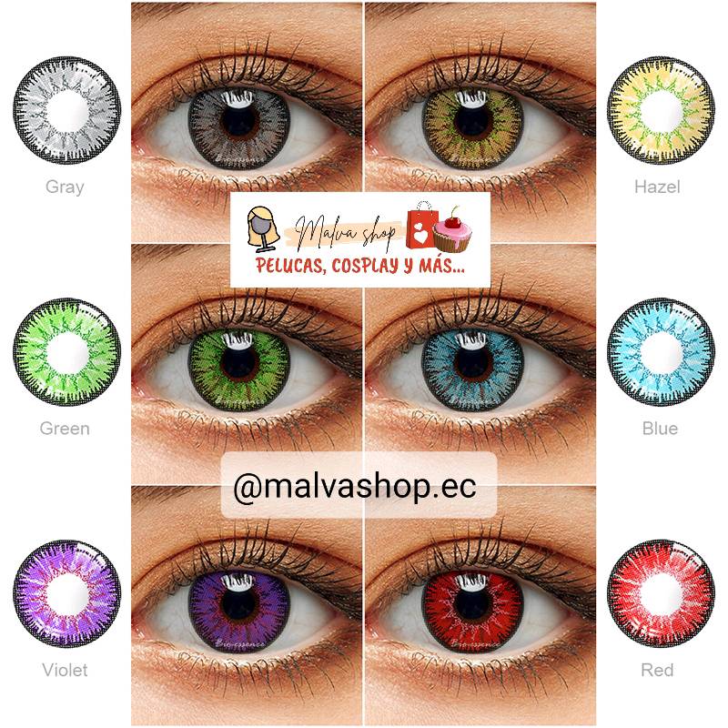 Lentes de contacto GRISES en Quito