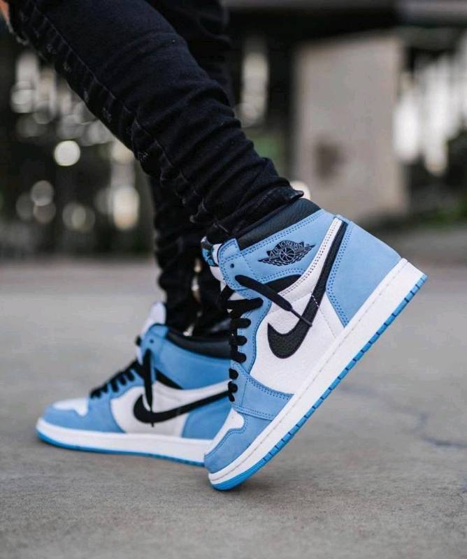 Nike altas hotsell azules