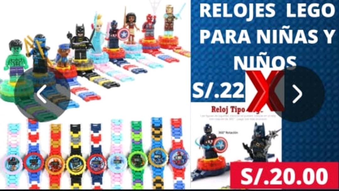 Relojes lego online para niños