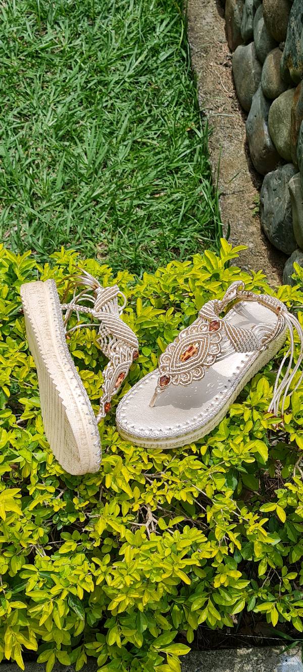 Sandalias de sales macrame 2019