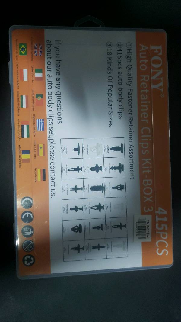 KIT BOX CLIP DE PRESION AJUSTABLE en Chalatenango