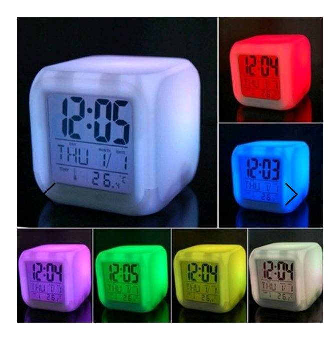 Reloj discount digital decorativo