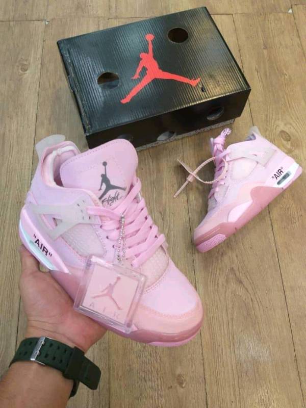 Jordan retro 4 rosa pastel sales