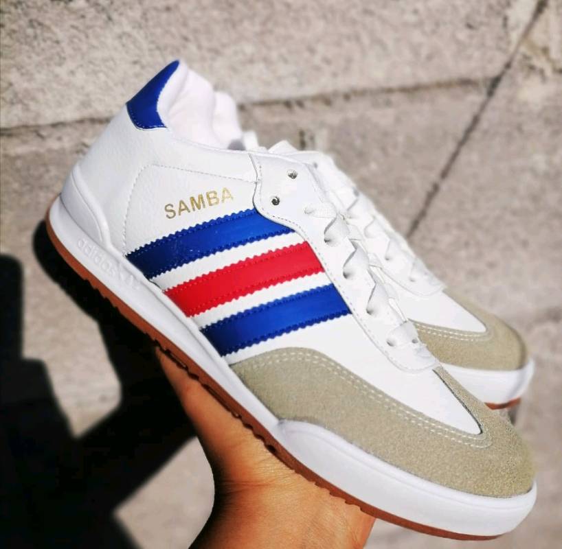 Adidas samba shop azul y rojo