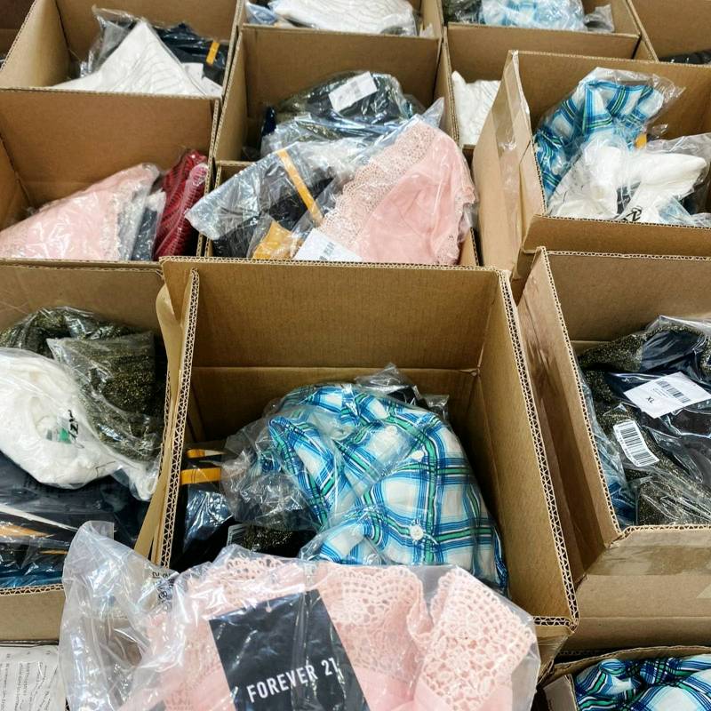 Cajas de ropa online forever 21