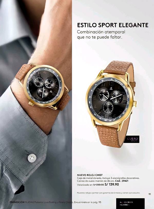 Reloj esika hombre catalogo sales