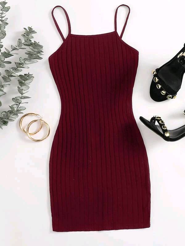 Vestido vinotinto corto discount