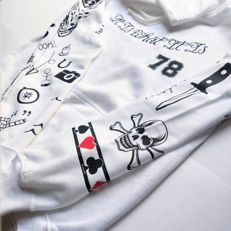 Louis tomlinson tattoo hoodie top