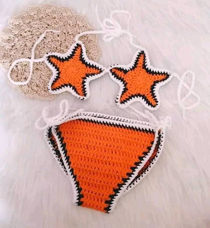 Traje de baño hotsell a crochet para bebe