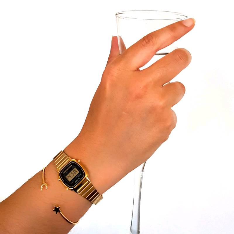 Casio discount mini dorado