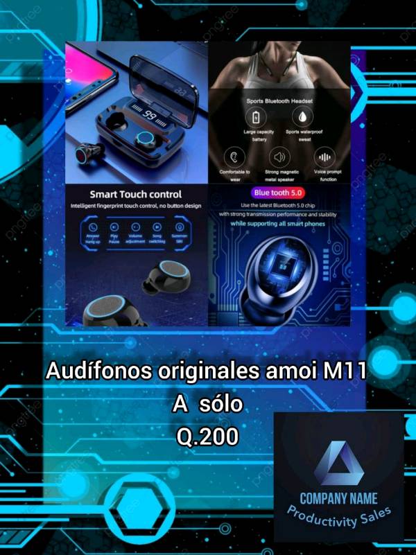 Audifonos amoi 2025
