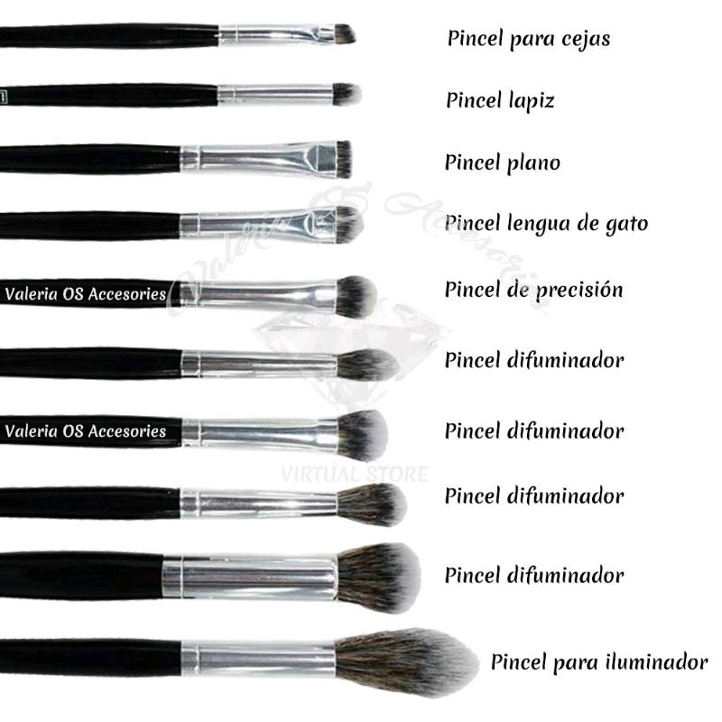 Kit de brochas X10 Eclipse lula Atenea