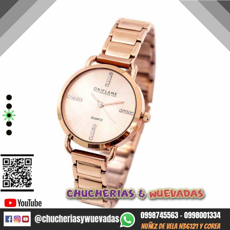 Reloj oriflame best sale quartz precio
