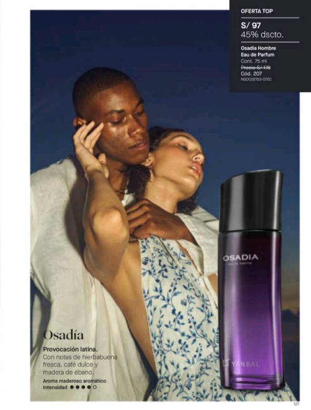 Perfume osadia top hombre precio
