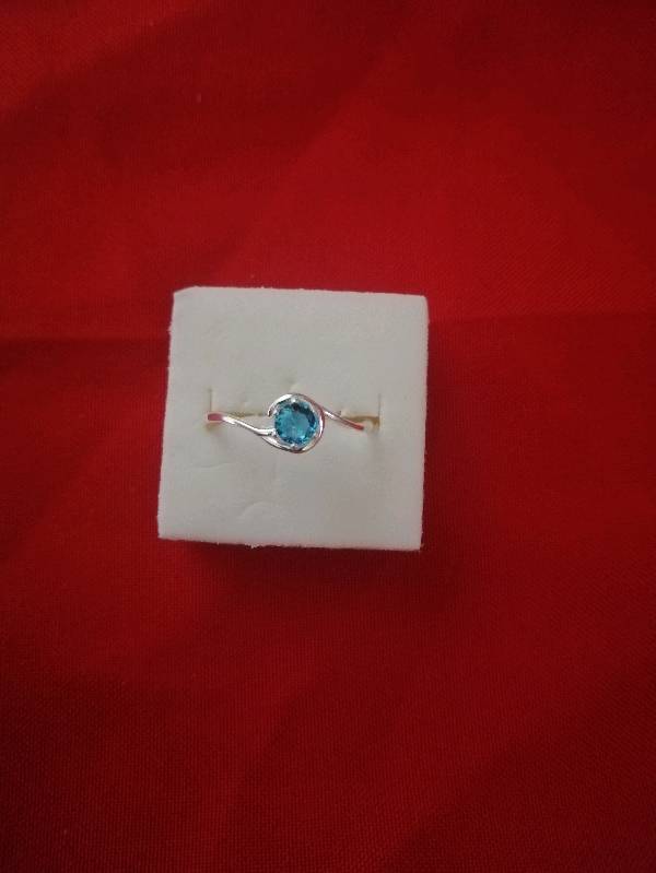 Solitario agua marina clearance precio
