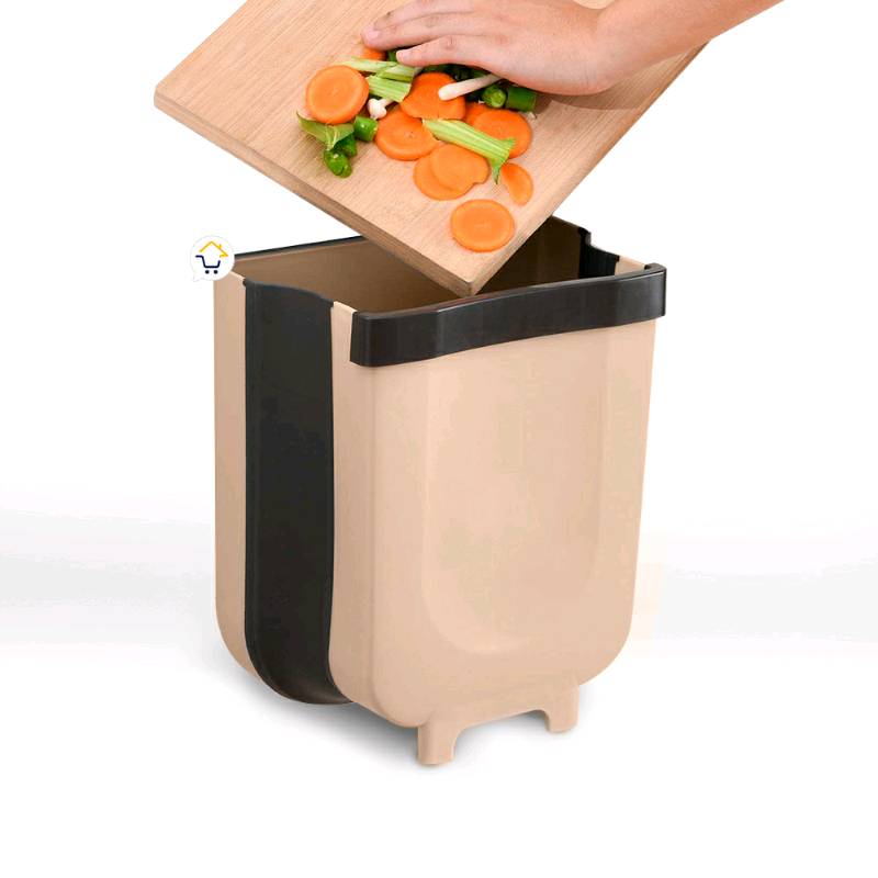 Basurero shop plegable colgante