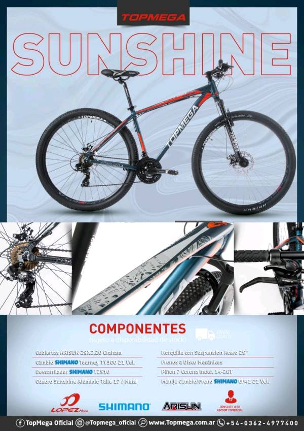 Bicicleta topmega sunshine