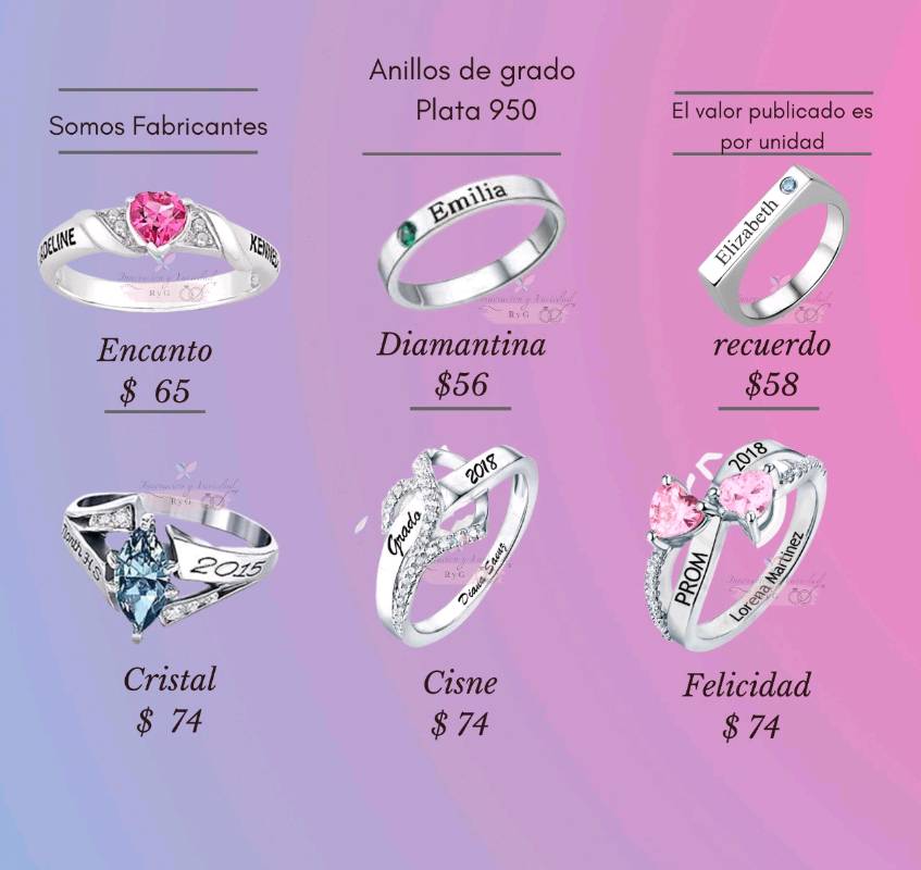 Cat logo anillos de Grado para hombre y mujer en Zumpango del Rio