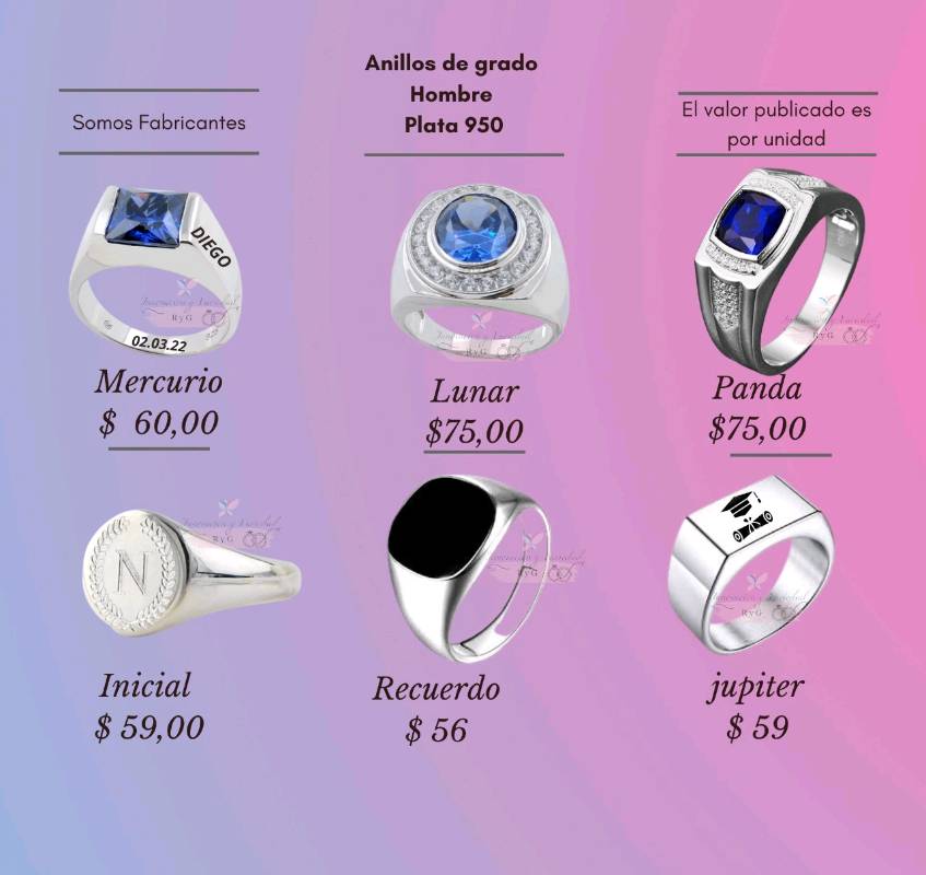 Diseños de anillos on sale de grado para mujer