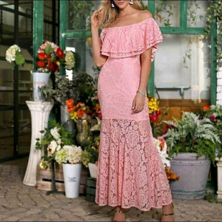 Vestido Gestante Moda Evangelica 3d mon
