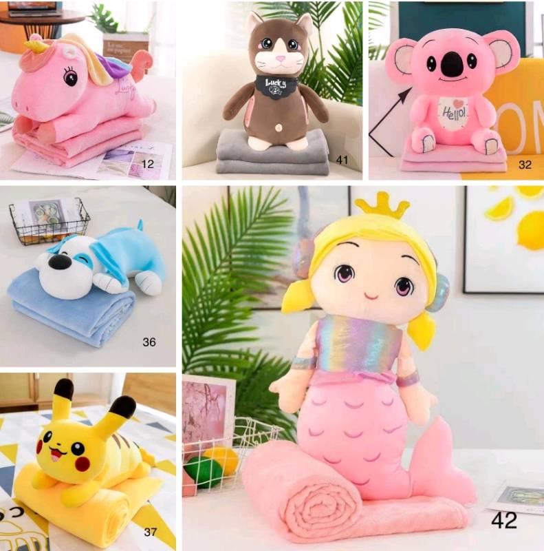 Peluche almohada cobija piel de durazno en Bogota