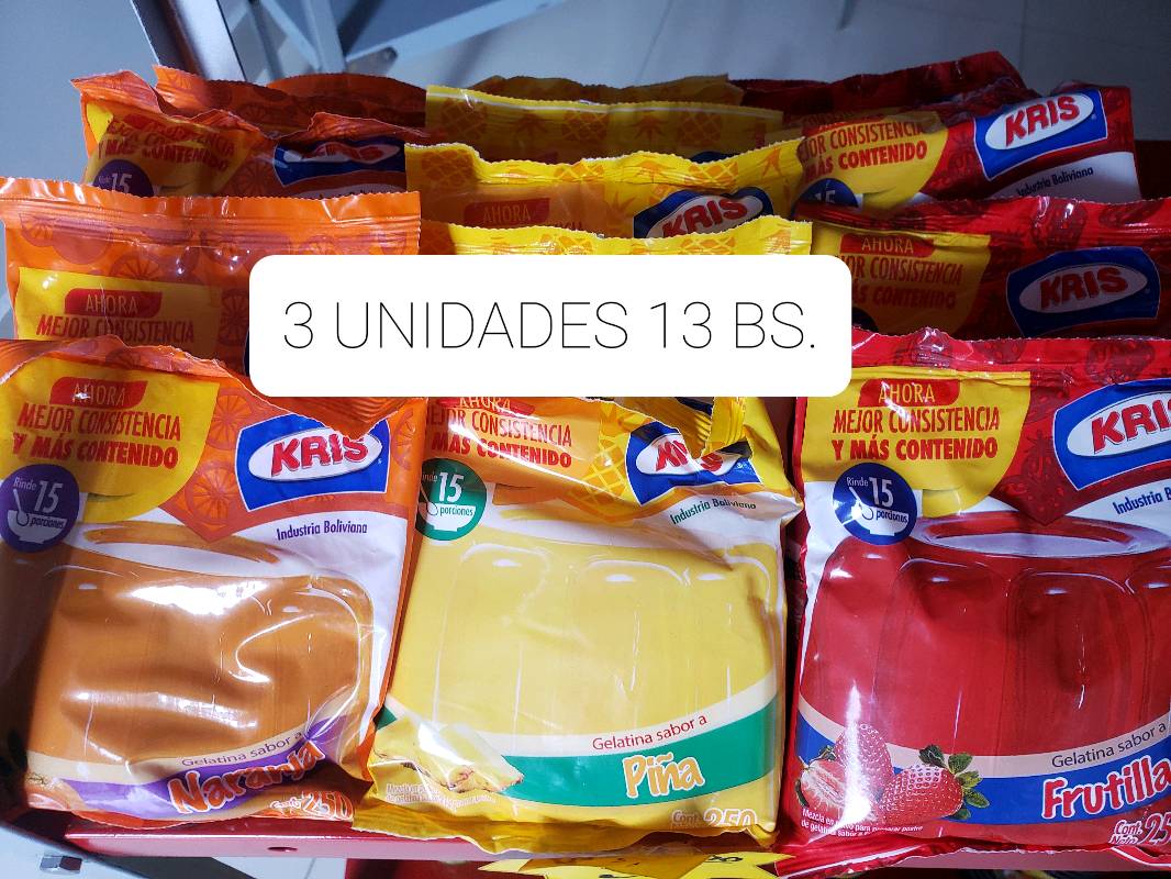 GELATINA KRIS en La Paz