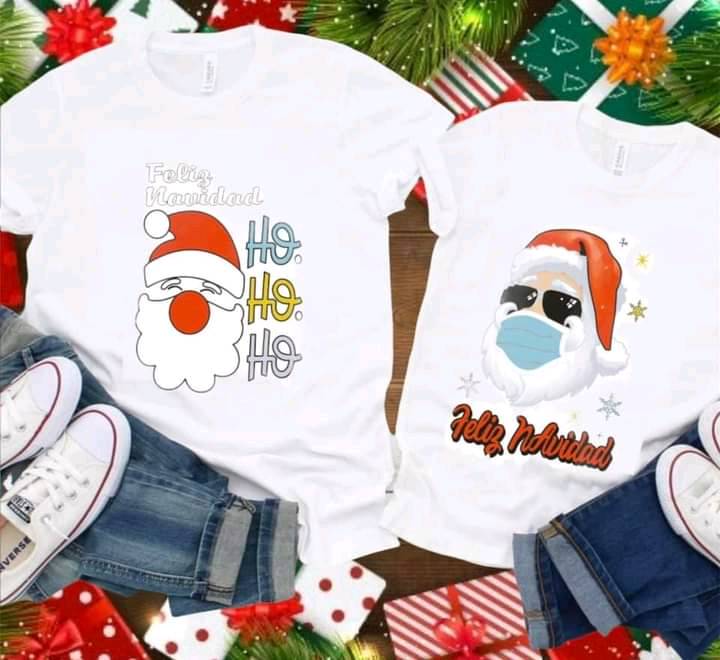 Polos estampados para navidad sales