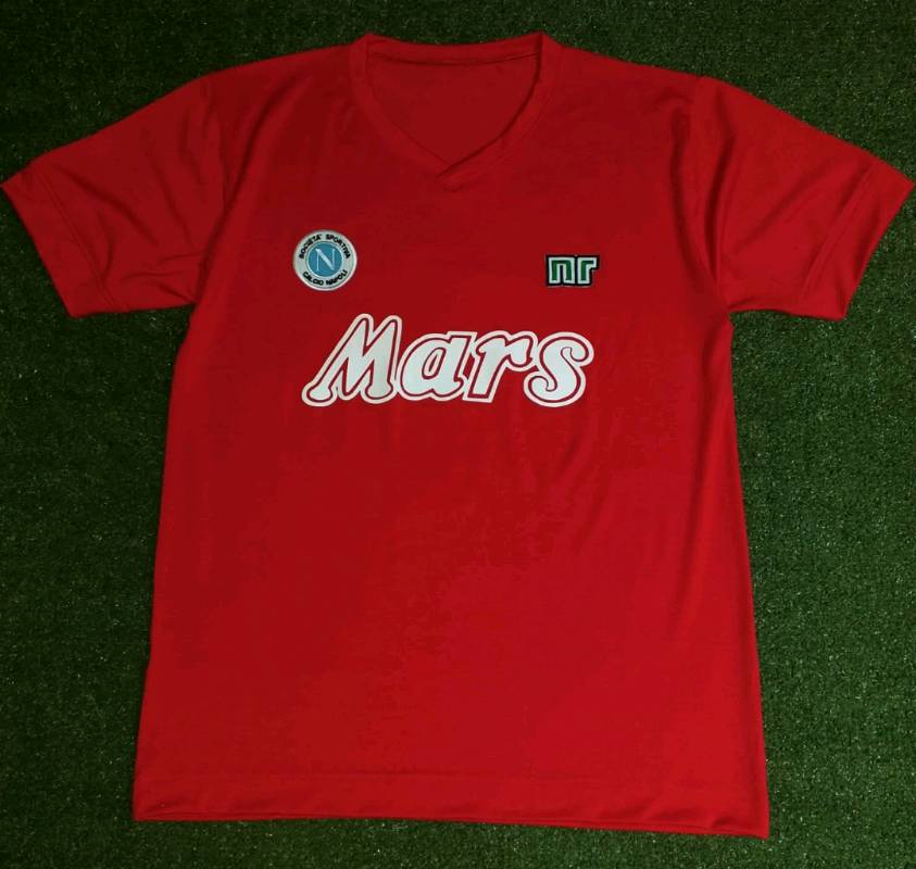 Reedici n remera Napoli Mars Maradona entrenamiento